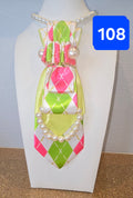 The Izod inspired Pearl Ruffle Tie