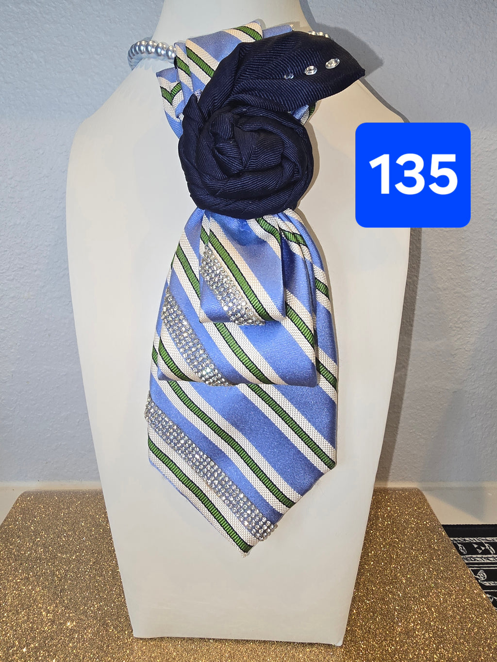 Tommy Hilfiger Classic Bling Rose Knot Tie