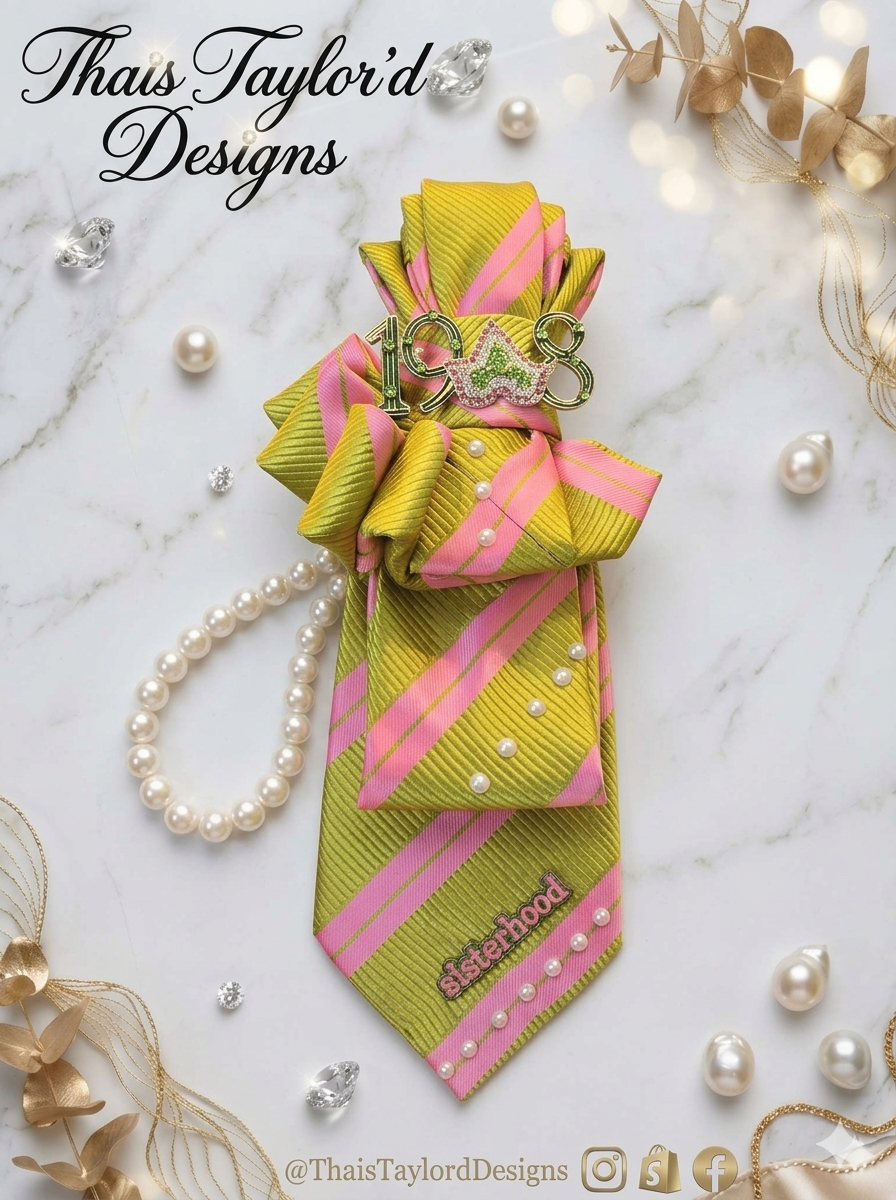 Alpha Sisterhood 1908 Pearl Tie