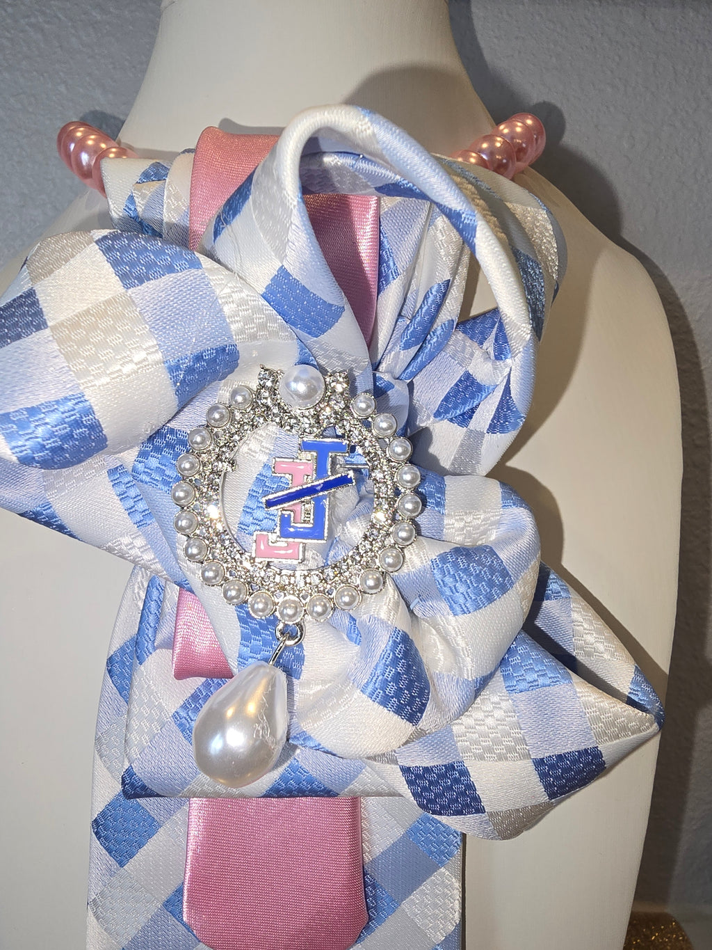 Pink & Blue Jack & Jill Inspired Tie