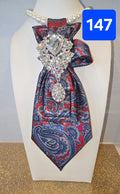 Crystal Statement Paisley Tie