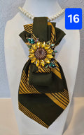Bloom in Gold & Olive Statement Tie