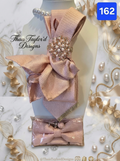 The Rose Gold Luxe Set — Tie, Bowtie, Pocket Square & Cufflinks with Pearl Brooch