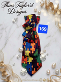 "Piece by Piece" Satin Swirl Tie