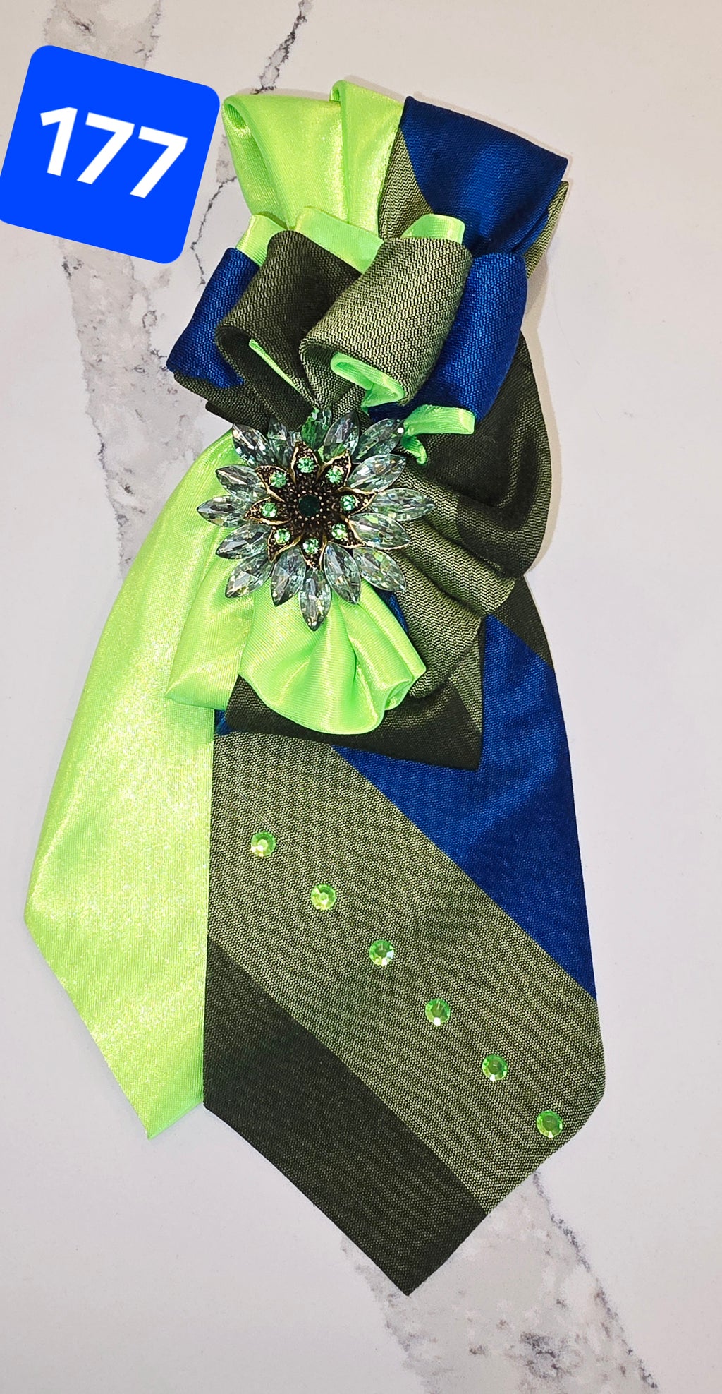 The Green Scene – Double Tie Statement Piece