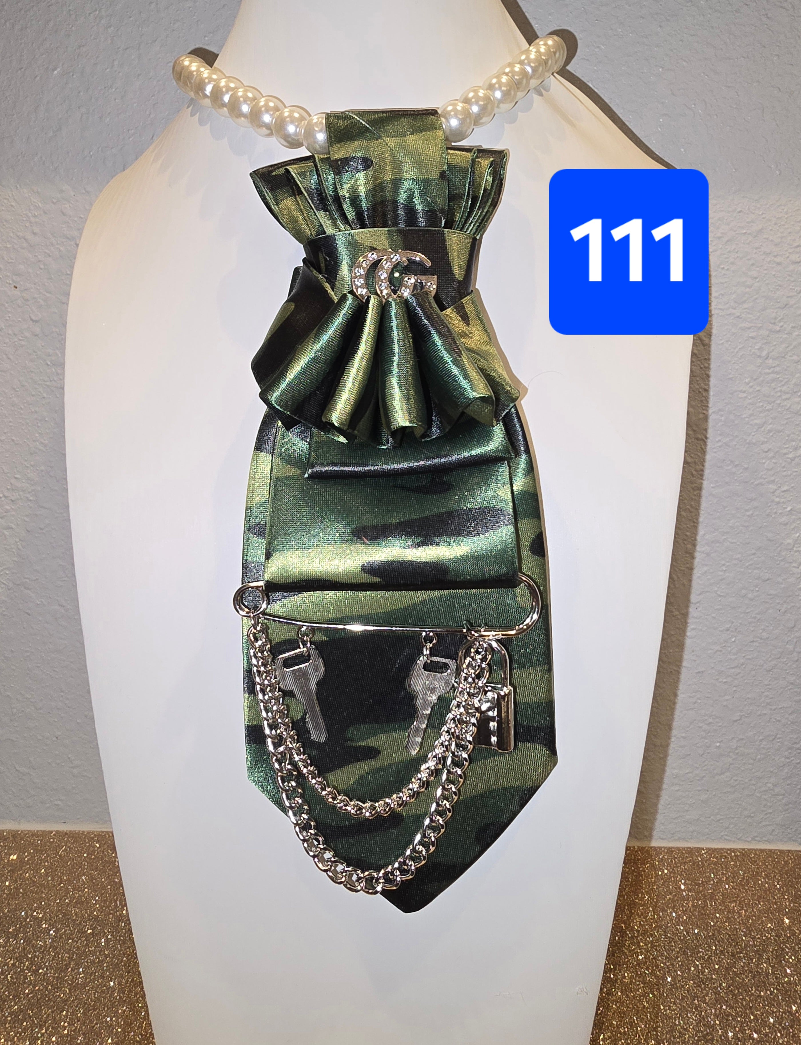 The Luxe Camo Knot Tie