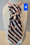 The Duchess Navy Pink and Pearls