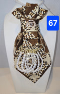 Cream & Brown No. 5 Tie