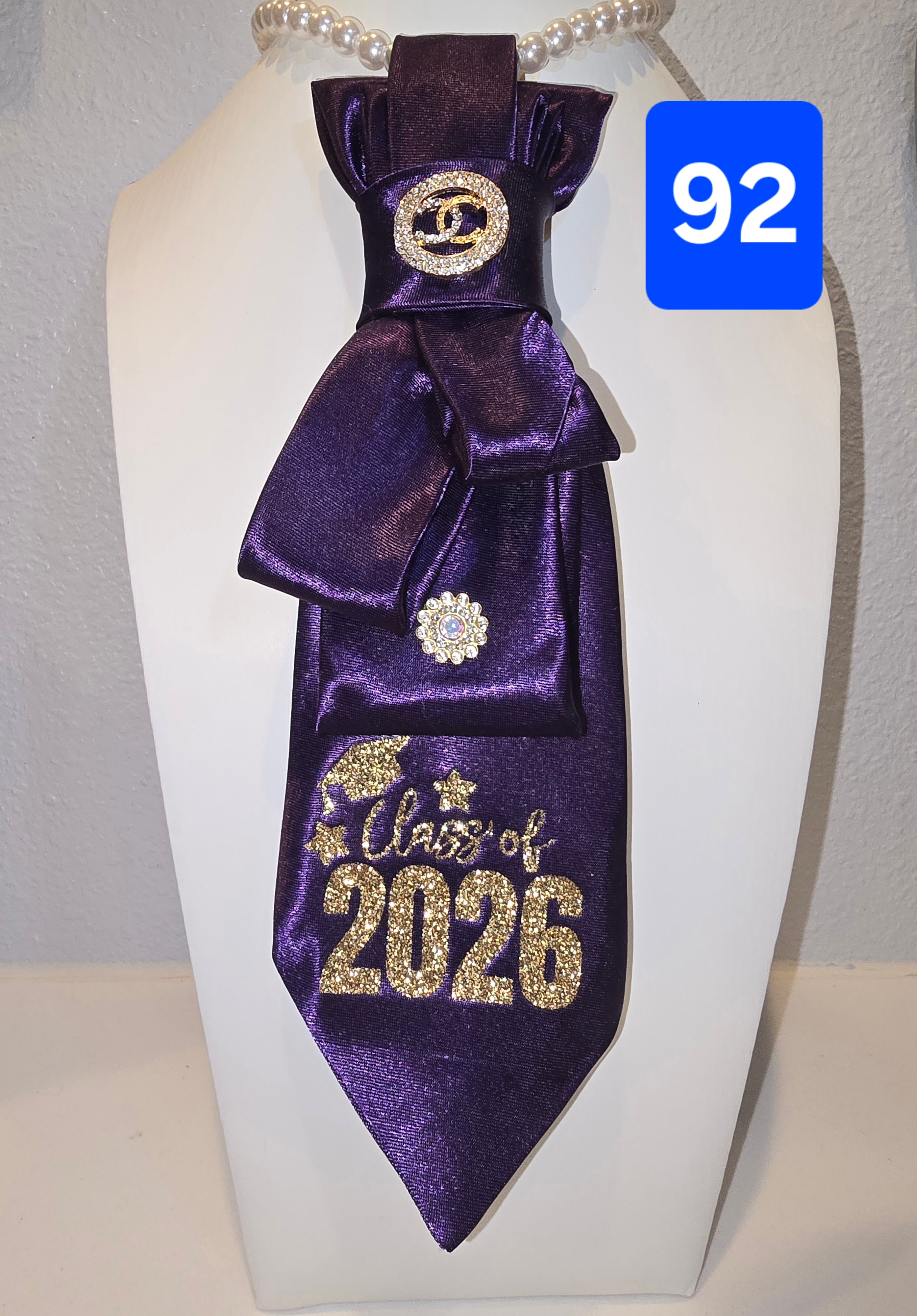 The 2026 Gold & Purple Luxe Tie
