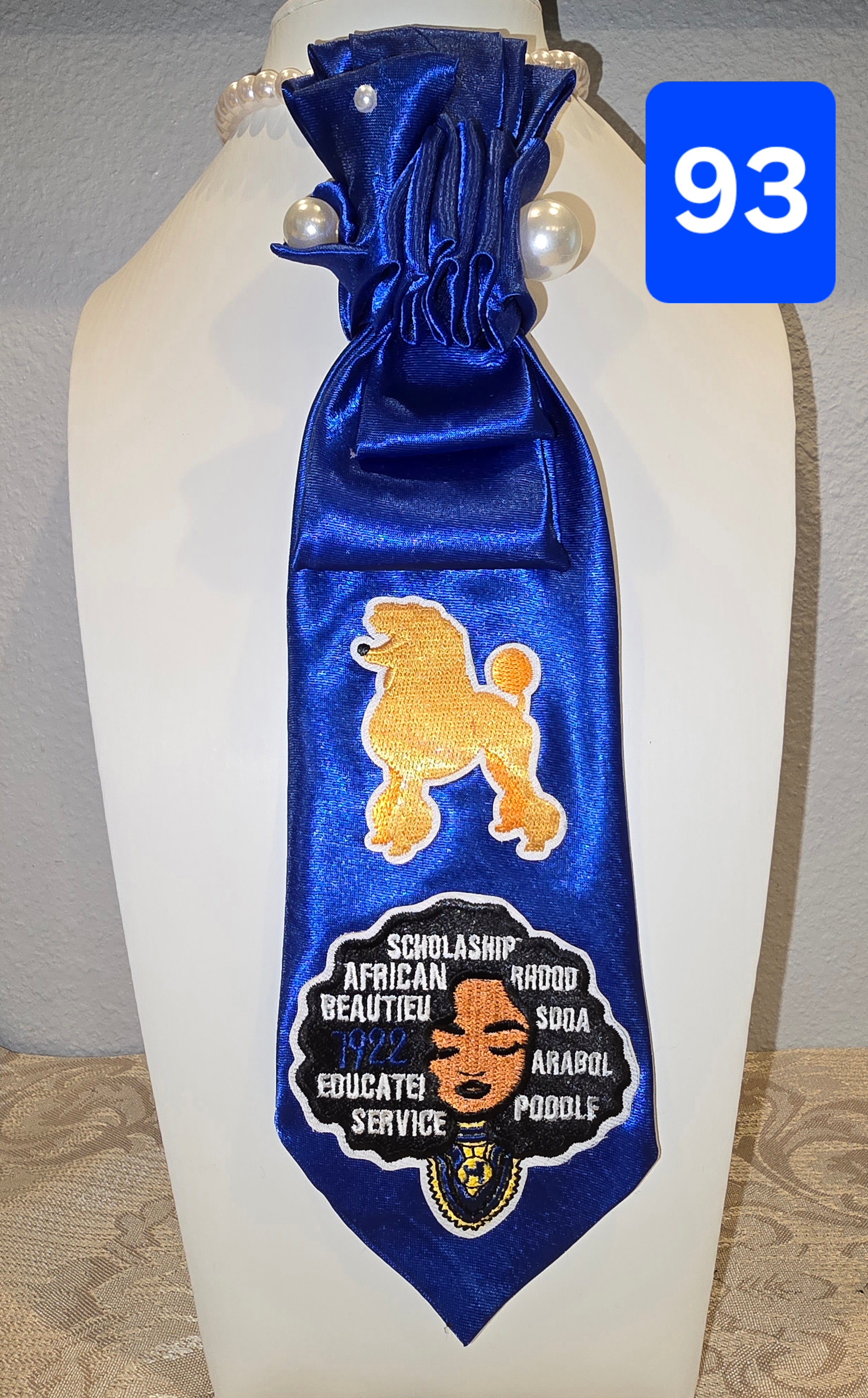 The Royal Blue Poodle SGRho Tie