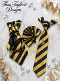 Ice Cold & Dripped in Gold – Alpha Tie Set for Him & His Date