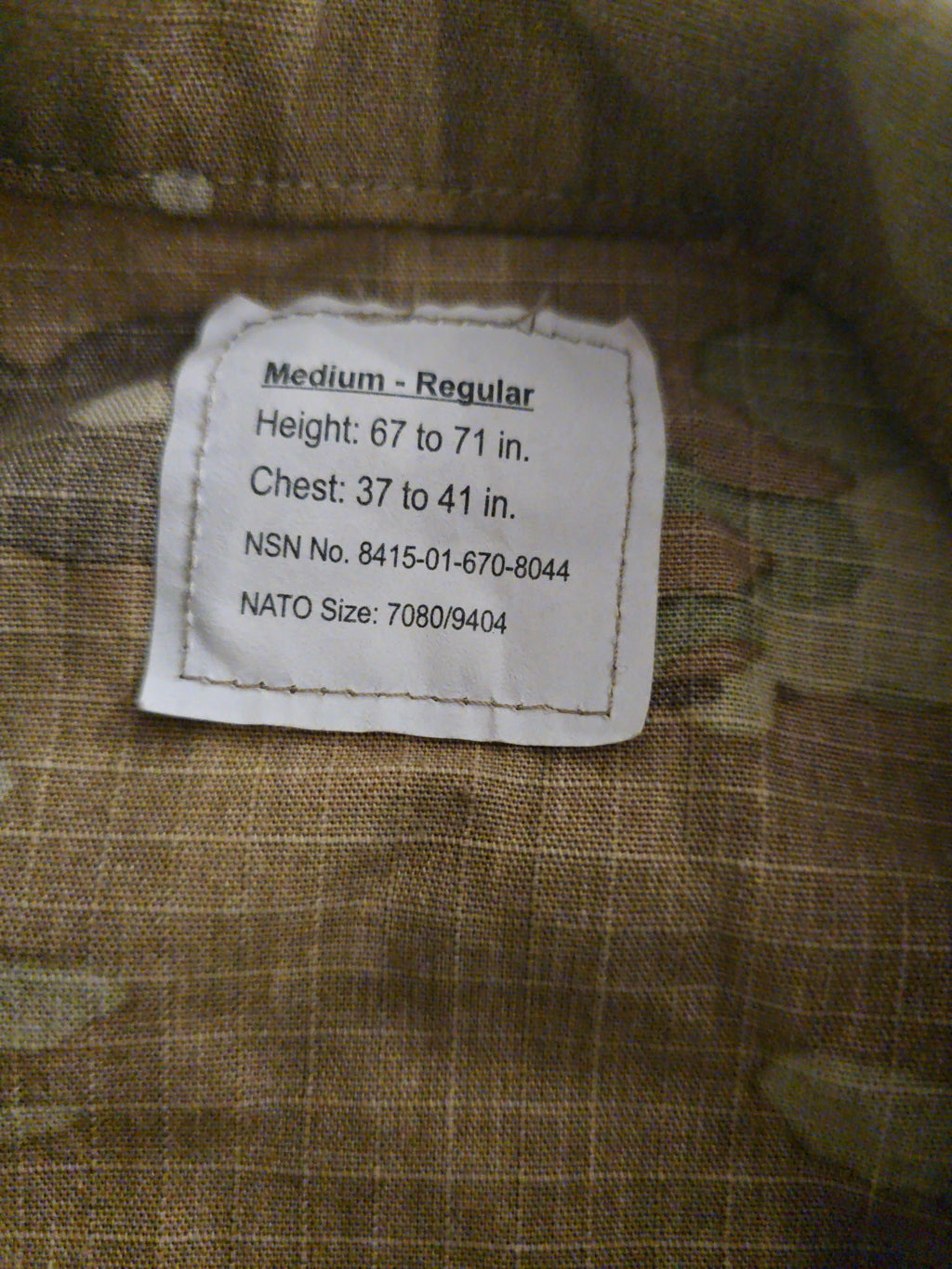 Vintage Patched Military Jacket