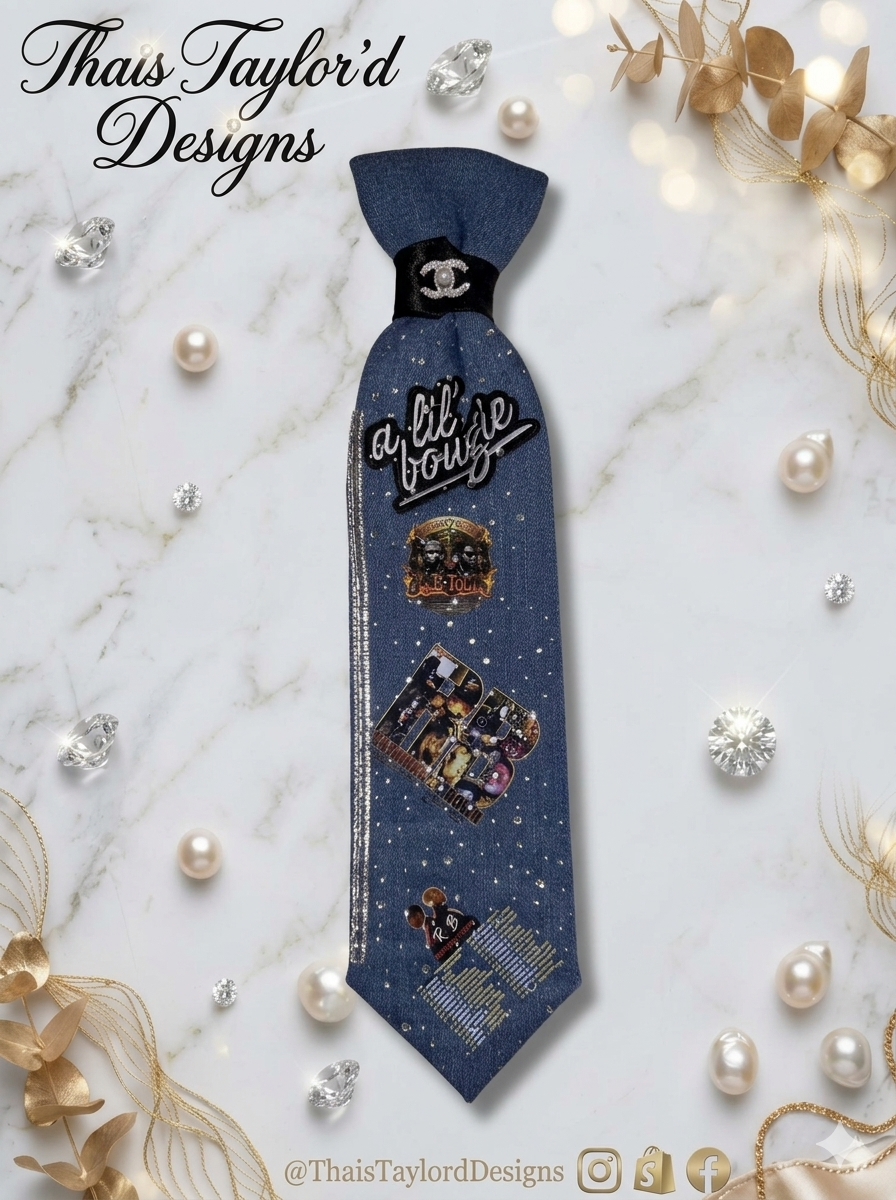 The Bougie Denim Tie | R&B Soul Edition