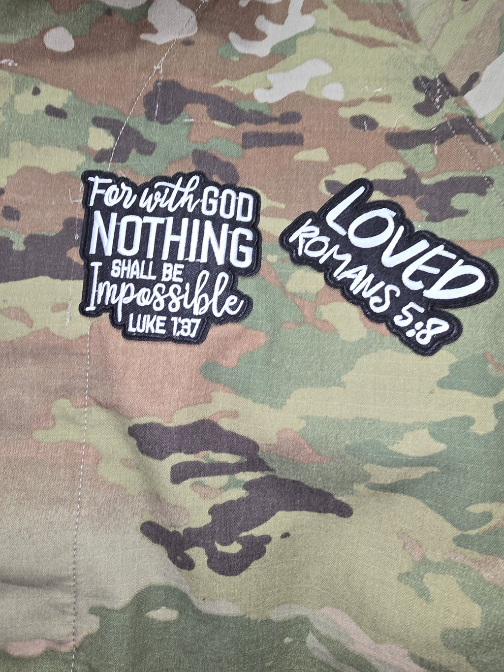 Vintage Patched Military Jacket