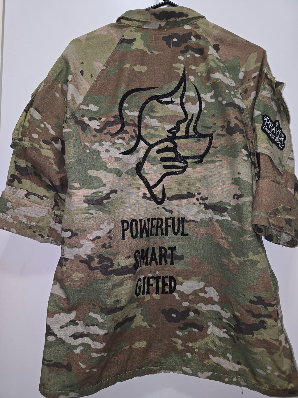 Vintage Patched Military Jacket
